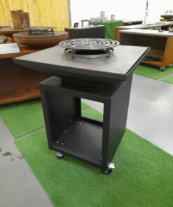 Brasero Méditerranée 80 8 Brasero 80 carré noir